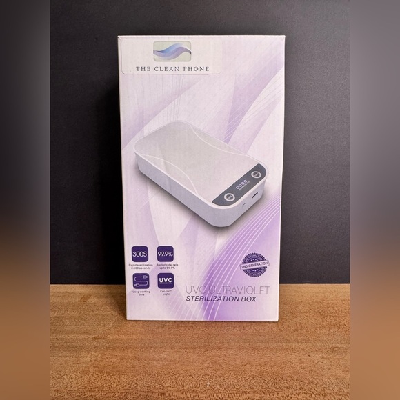 NIB The Clean Phone UV Light Sterilization Box Bacteria Zapping for Phone IPod - Picture 2 of 5